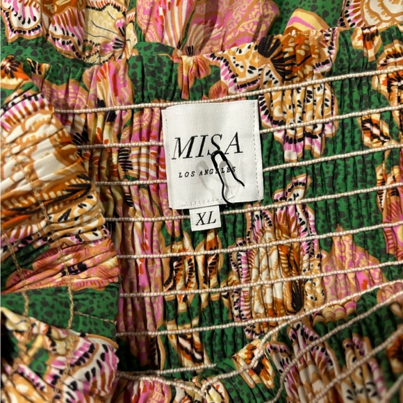 MISA Los Angeles “Kate” Dress Skirt in Green and Pink – Size XL – NWT - Picture 7 of 10